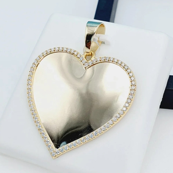 "925 Sterling Silver Cubic Zirconia Pendant, UU1P6A6065